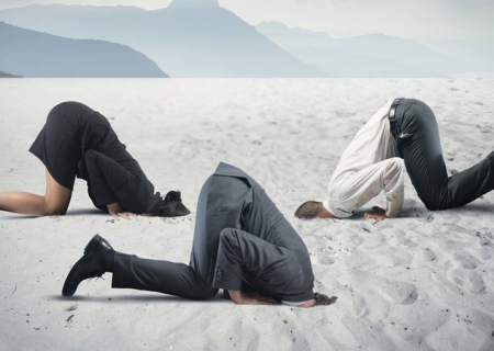 Hiding Head in the Sand